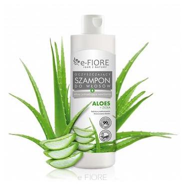 e-FIORE -  e-FIORE Oczyszczający szampon do włosów ALOES+ZIOŁA
